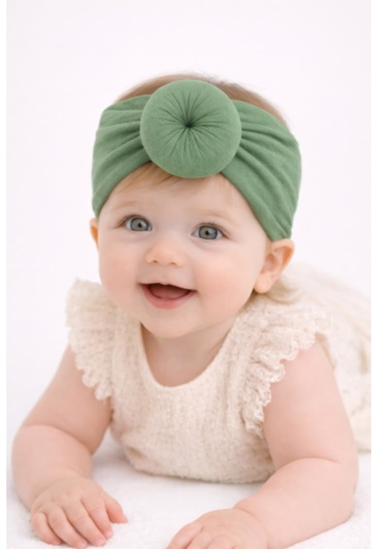 Bentita turban lata - verde - Model AL 34785 - 0-12 luni