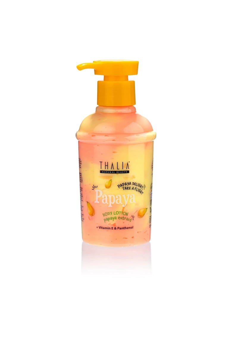 Lotiune de corp cu extract de papaya + vitamina E & pantenol - Papaya Delight Take a Flight - 250 ml