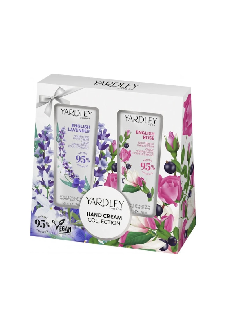 Set duo crema de maini English Lavender & English Rose - Yardley - 2 x 50 ml