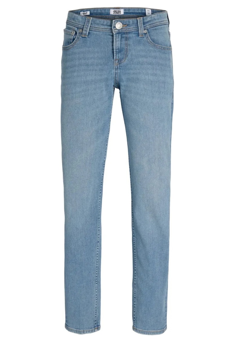 Blugi baieti - CLARK - cu talie joasa si croiala Regular fit - Albastru deschis