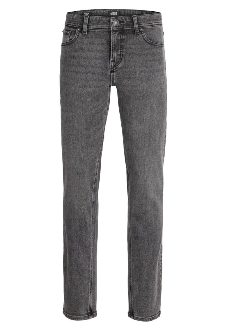 Blugi baieti - CLARK - cu talie joasa si croiala Regular fit - Gri -