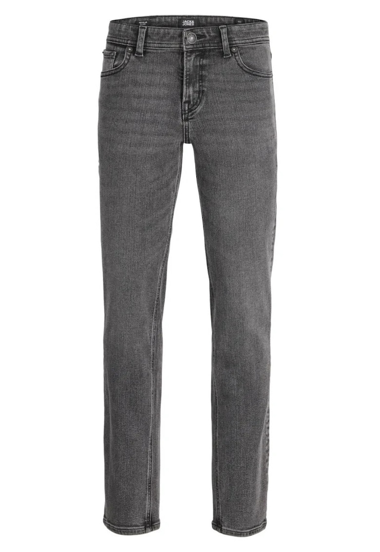 Blugi baieti - CLARK - cu talie joasa si croiala Regular fit - Gri -