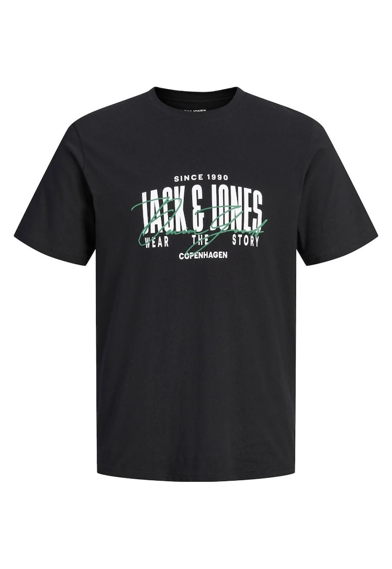 Tricou la baza gatului baieti - din bumbac - Regular fit - Negru