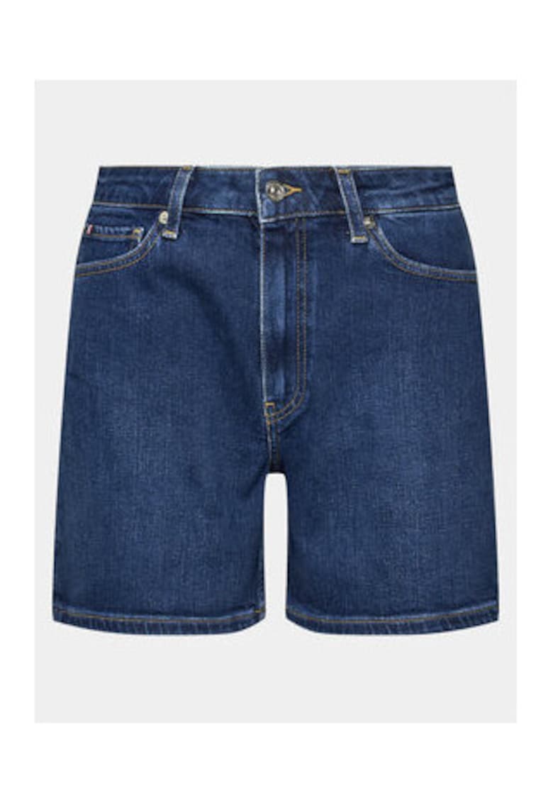 Pantaloni scurti din denim cu talie inalta