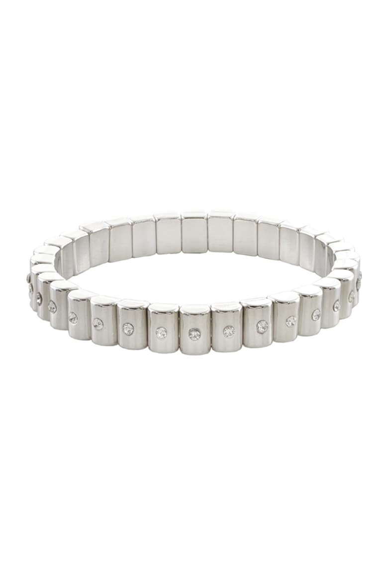 Bratara rotunda cu zirconia - Argintiu