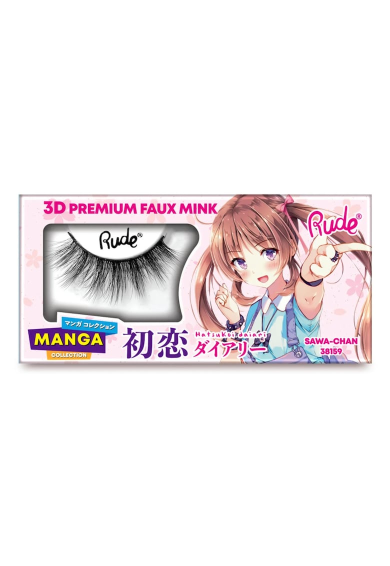 Gene false premium - efect 3D - model Sawa-Chan - Chibi Manga Faux Mink - Cosmetics - 1 articol