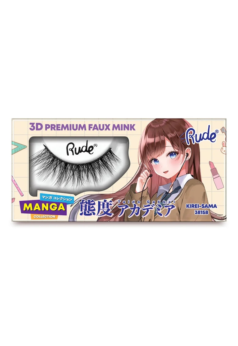 Gene false premium - efect 3D - model Kirei-Sama - Chibi Manga Faux Mink - Cosmetics - 1 articol