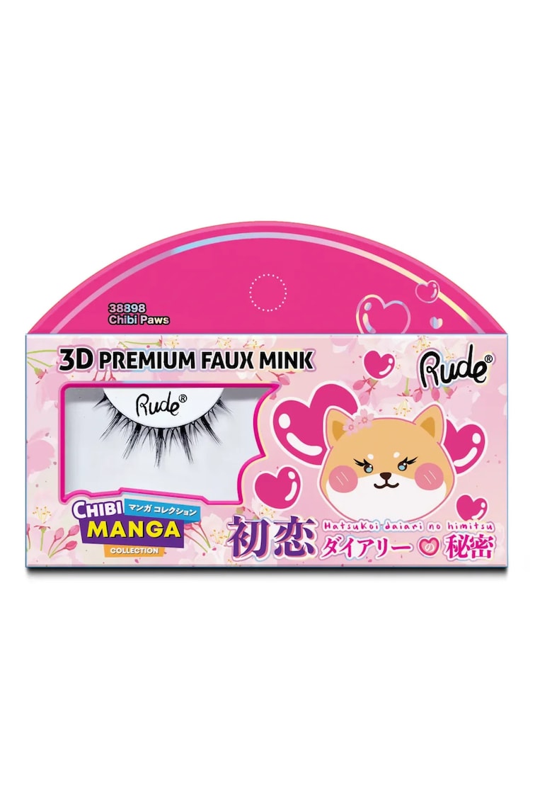 Gene false premium - efect 3D - model Chibi Paws - Chibi Manga Faux Mink - Cosmetics - 1 articol