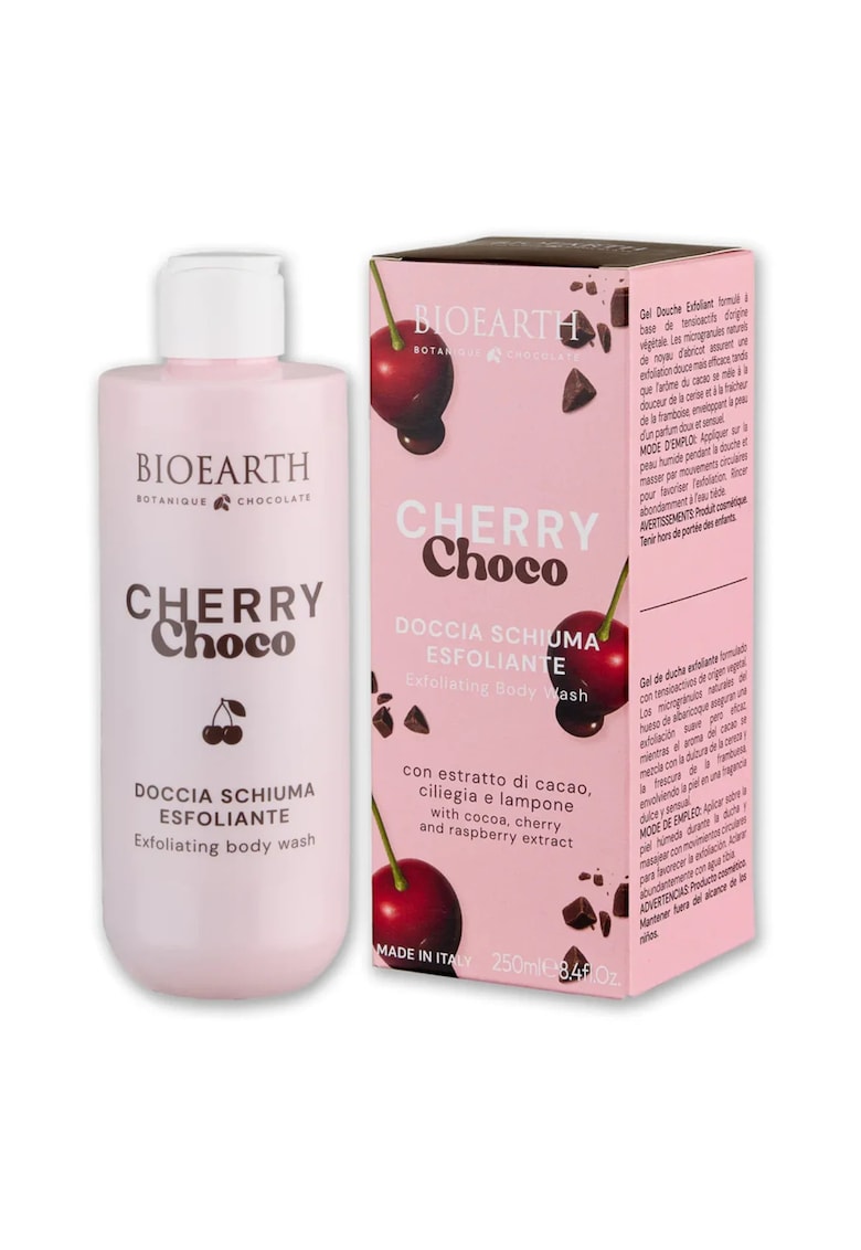 Gel de dus exfoliant cu extract de cacao - cirese & zmeura - Cherry Choco - 250 mldv