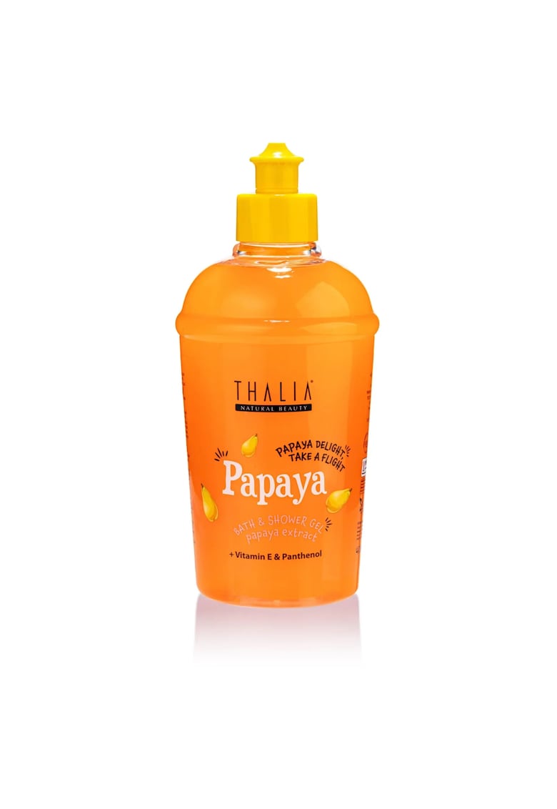 Gel de dus cu extract de papaya + vitamina E & pantenol - Papaya Delight Take a Flight - 400 ml