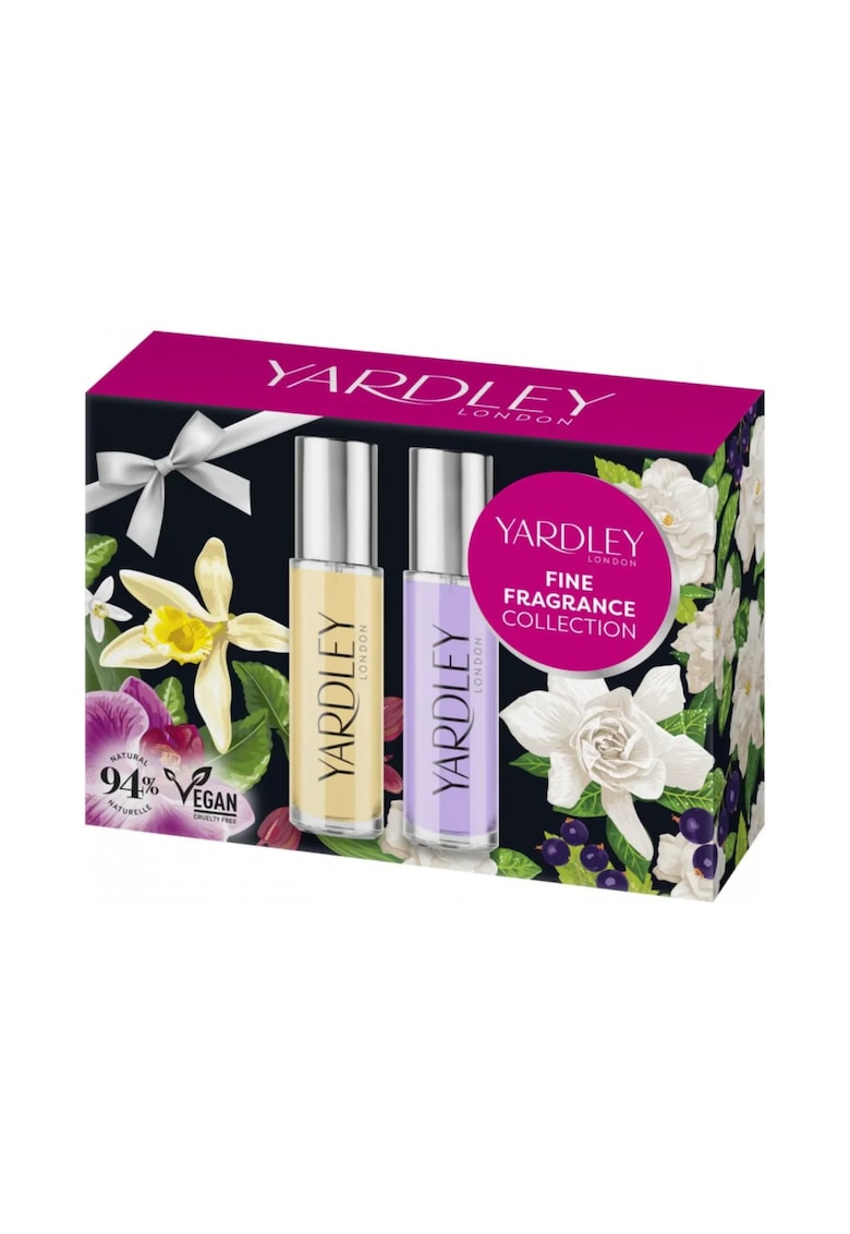 Set duo 1 x 10 ml apa de toaleta Gardenia & Cassis si 1 x 10 ml apa de toaleta Orchid & Vanilla - Fine Fragrance Collection - 2 articole