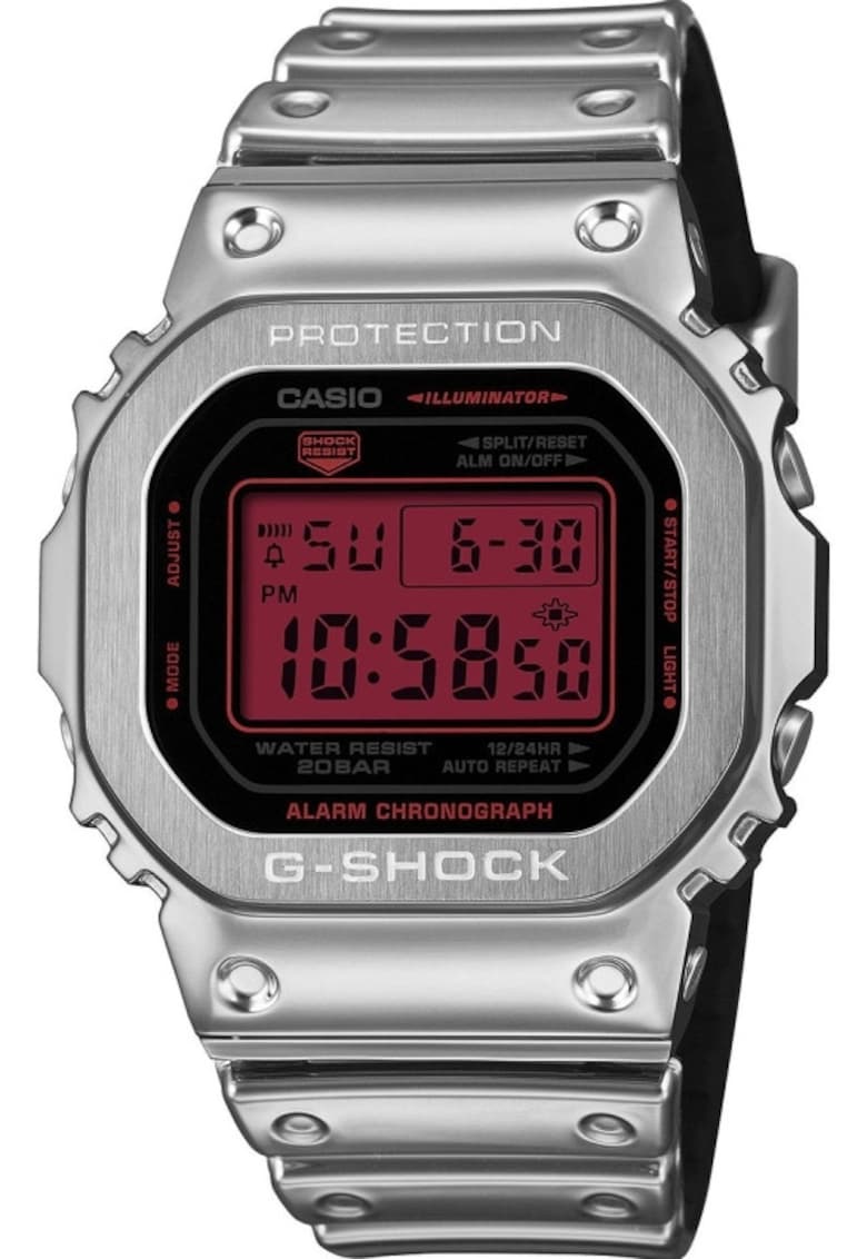 Ceas barbatesc GM-5600YRA-8ER Quartz Argintiu