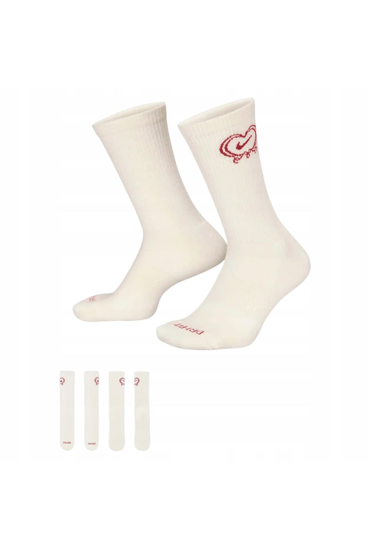 Set Sosete Sport Everyday IH8626 133 Marime 42 46 Tehnologie Dri Fit Ce Indeparteaza Umezeala Tricot Moale Cu Continut Ridicat De Bumbac Material Respirabil Pentru Confort Textil Ajustare Elastica Pe Picior 3 Pachete