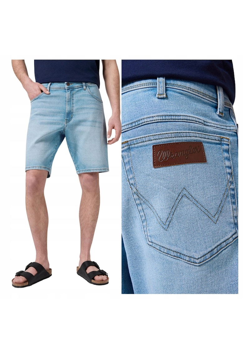 Pantaloni scurti de blugi - Marimea 30 - Albastru - Model Texas Shorts - Croiala regulara dreapta - Inaltime medie a taliei standard - Inchidere practica cu fermoar metalic robust