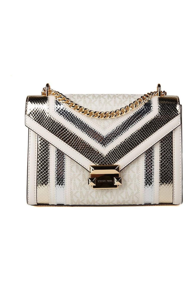 Geanta cu accente metalizate Whitney medium - 25x18x7cm