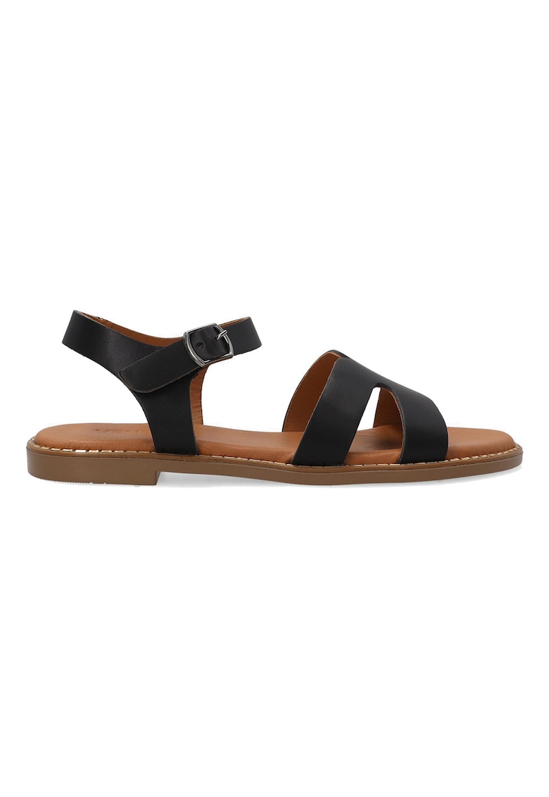 Sandale din piele - cu bareta ajustabila