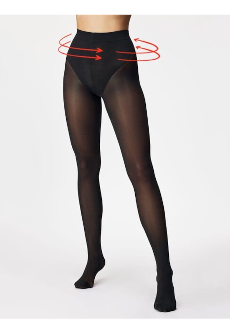 Ciorapi modelare abdomen si solduri 400 Comfort 50 den - Negru
