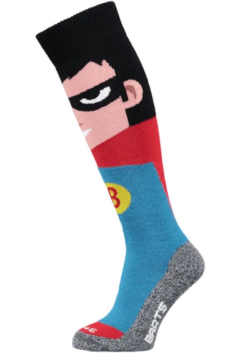 Sosete ski/snowboard pentru copii Super Hero Kids - Rosu
