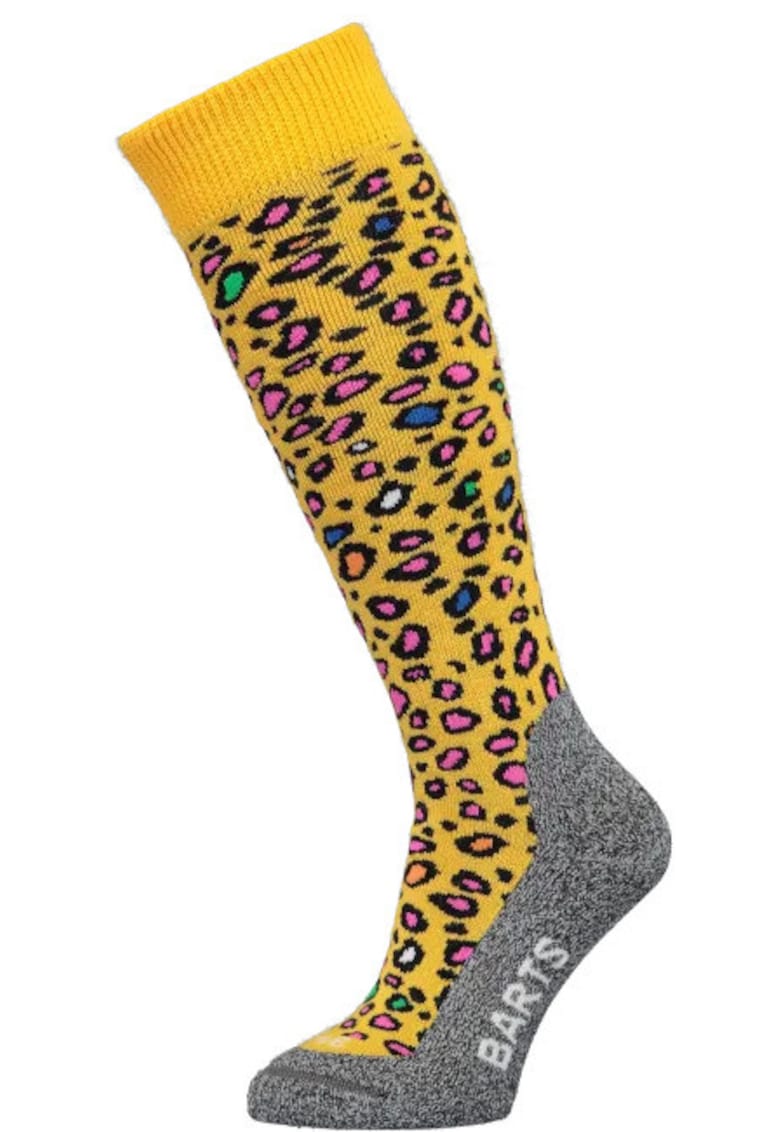 Sosete ski/snowboard pentru copii Skisock Animal Print Kids - 23-26 - Galben
