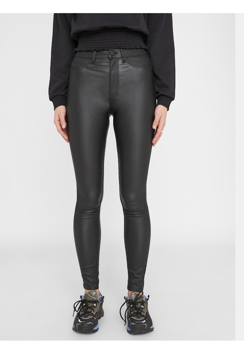 Pantaloni skinny din piele ecologica Callie