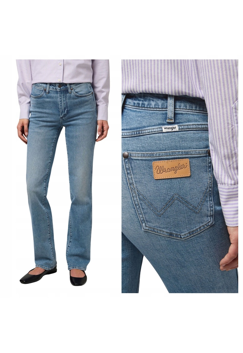 Blugi De Dama - Marimea 29/30 - Albastru - Straight - Croiala Straight Fit - Compozitie 91% Bumbac - 8% Poliester - 1% Elastan