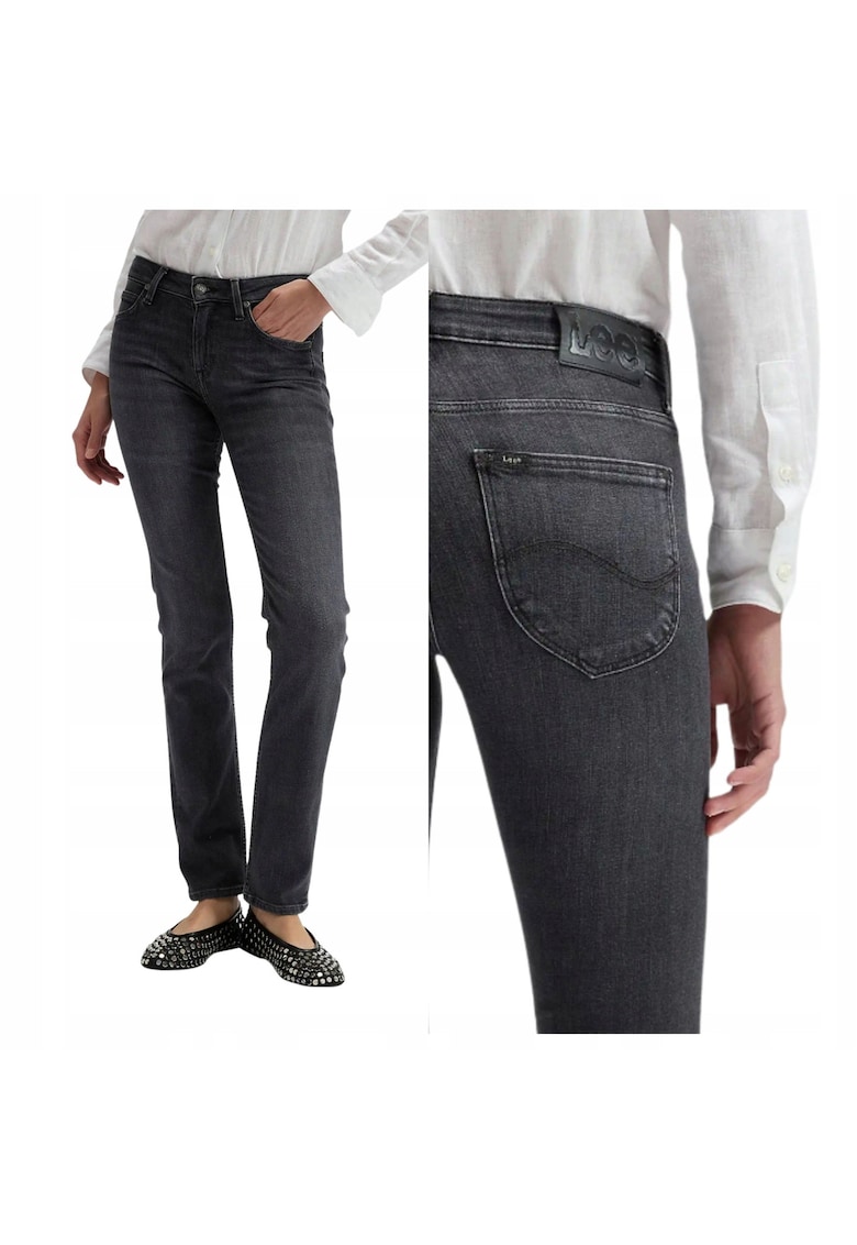 Pantaloni De Dama - Marimea 27/31 - Negru - Elly - Croiala Slim Fit - Model Conic Ajustat - Talie Inalta - Inchidere Fermoar
