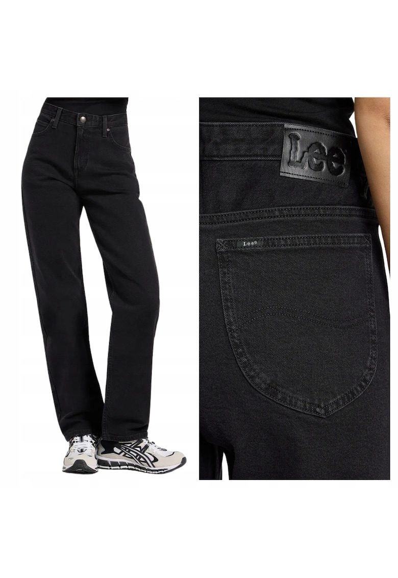 Pantaloni De Dama - Marimea 30/31 - Negru - Rider - Croiala Slim Fit - Model Conic Ajustat - Talie Medie Regulara - Fermoar