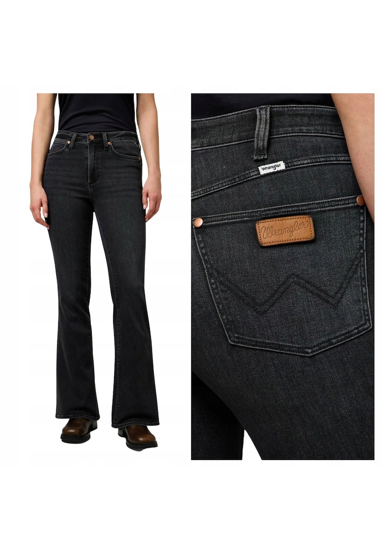 Blugi De Dama - Marimea 30/30 - Negru - Montana - Croiala Loose Fit - Talie Medie - Inchidere Fermoar - 5 Buzunare