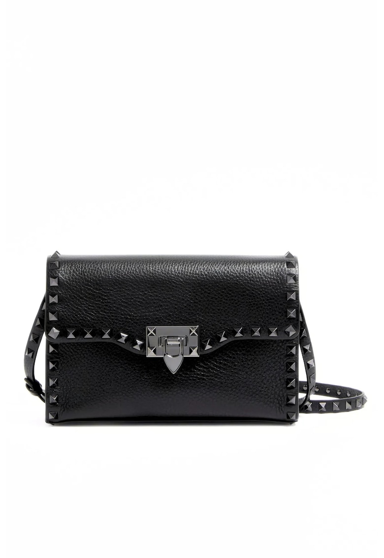Geanta dama - Small Rockstud Grainy - Negru