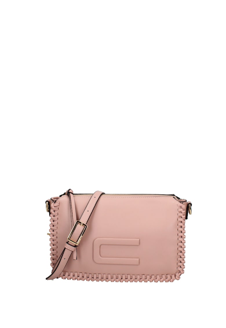 Geanta crossbody cu bareta detasabila Astria Elite - Nude rose