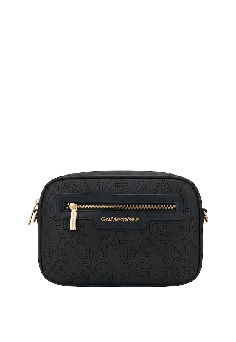 Geanta crossbody din piele ecologica - Albastru