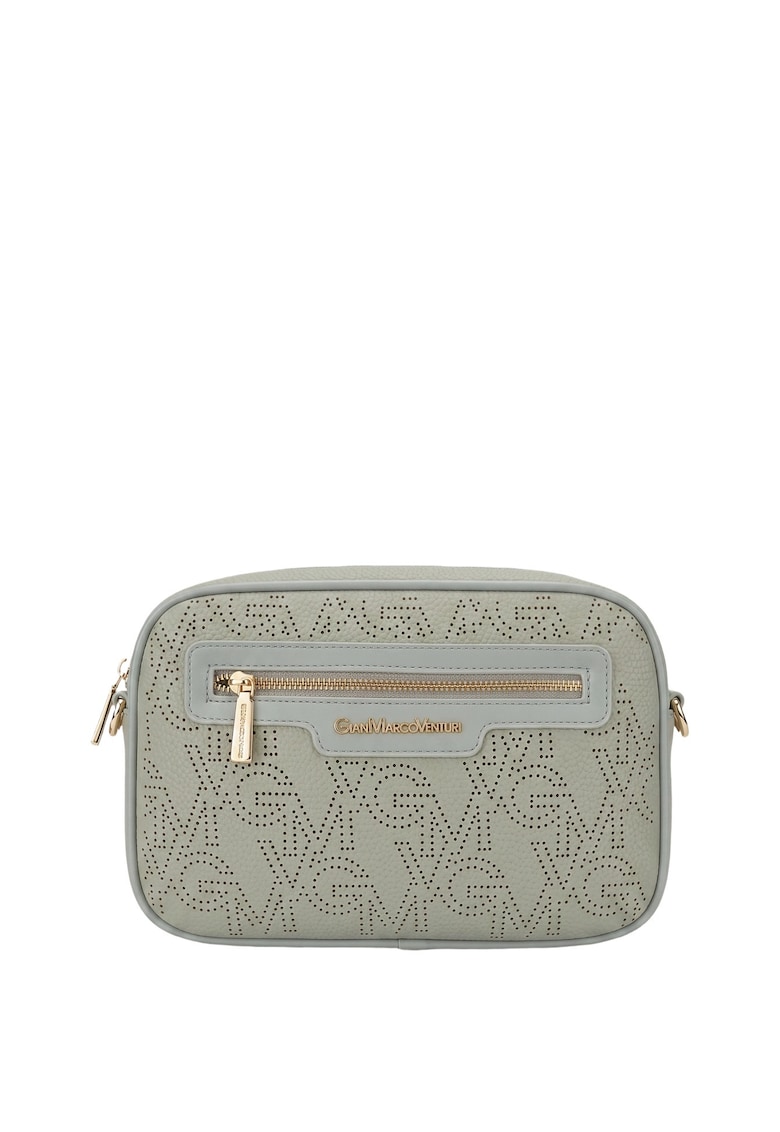 Geanta crossbody din piele ecologica - Verde