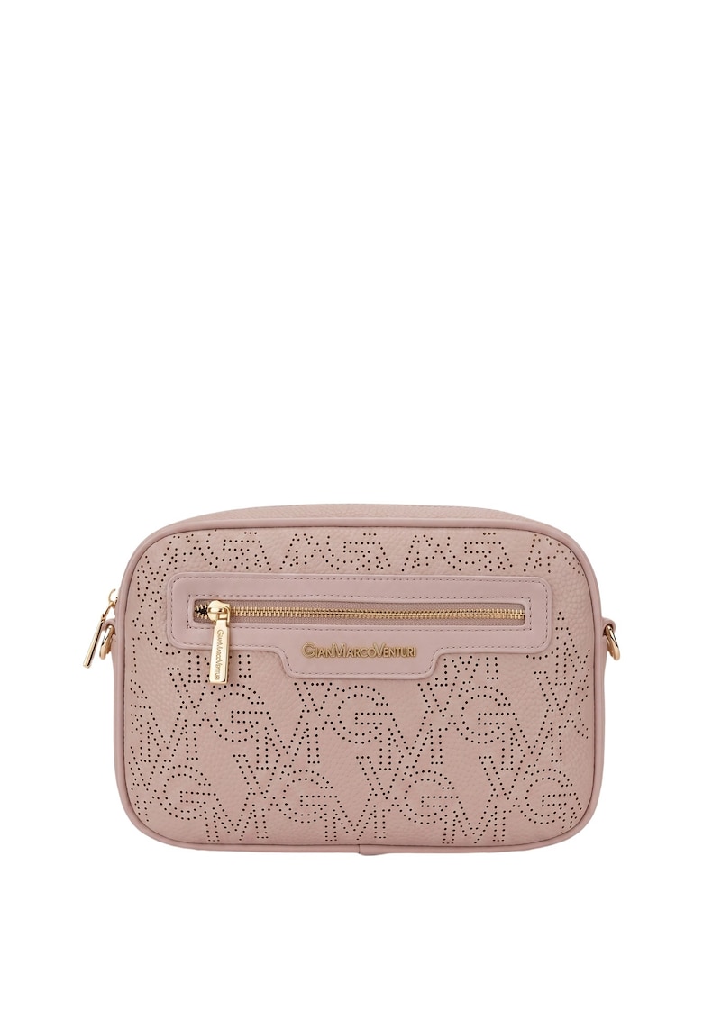 Geanta crossbody din piele ecologica - Roz