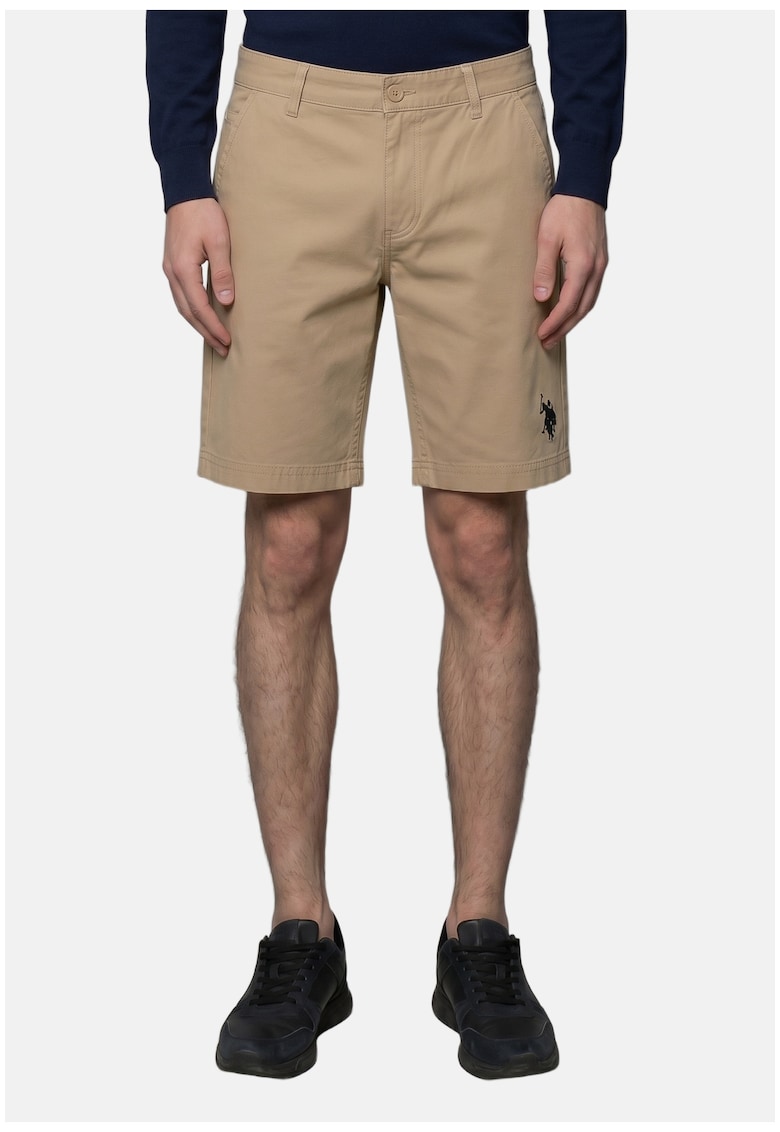 Pantaloni de trening cu snur de ajustare in talie - Negru