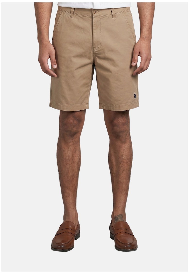 Pantaloni scurti chino - Maro taupe