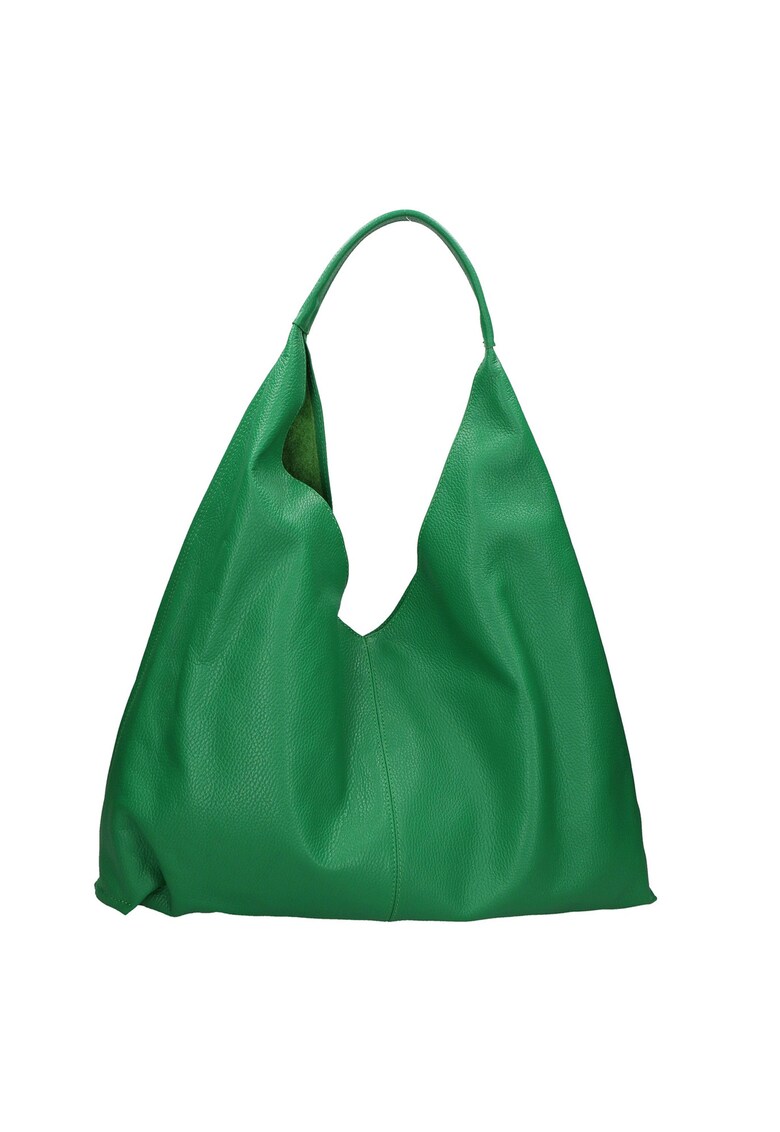 Geanta hobo de piele cu etui interior Ginger - Verde inchis