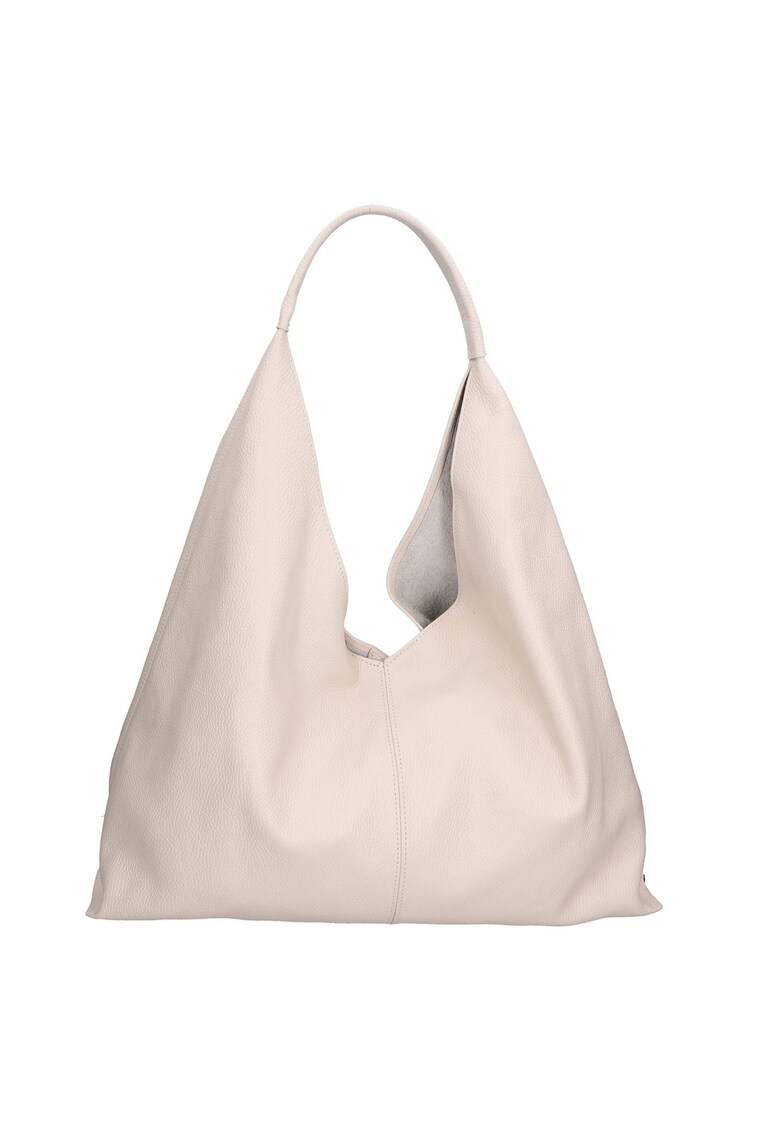 Geanta hobo de piele cu etui interior Ginger - Bej