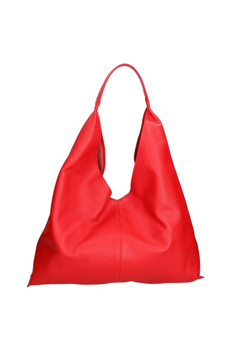 Geanta hobo de piele cu etui interior Ginger - Rosu inchis