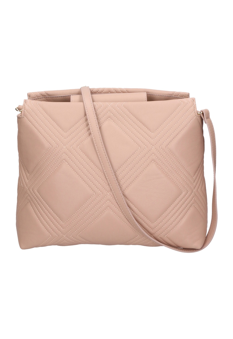 Geanta crossbody de piele Ingrid - Nude rose