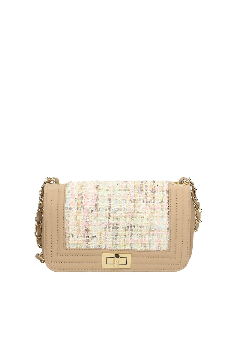 Geanta crossbody din piele Florelle - Maro taupe