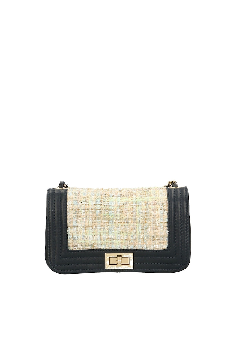 Geanta crossbody din piele Florelle - Albastru