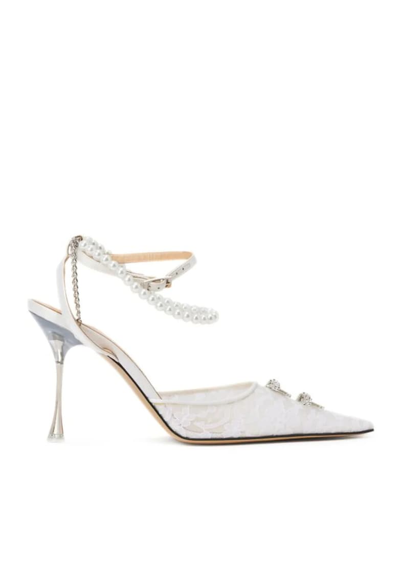 Pantofi dama - Matilda Flower High - White