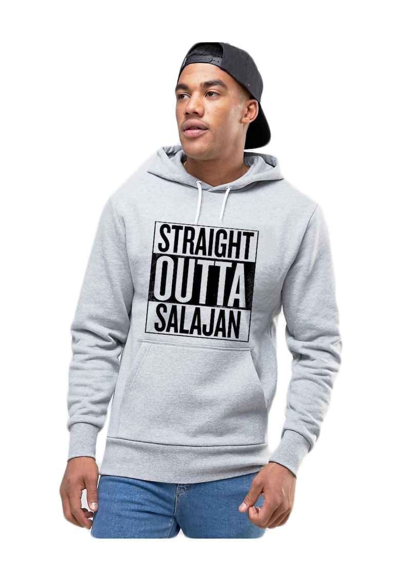 Hanorac Barbati Gri - Straight Outta Salajan