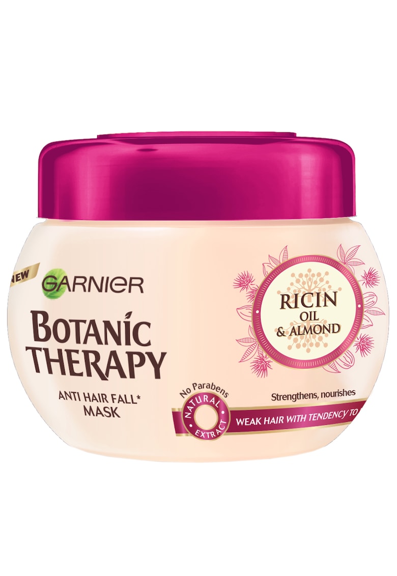 Masca de par Botanic Therapy Ricin Oil & Almond pentru par cu tendinta de cadere – 300 ml fashiondays.ro imagine noua
