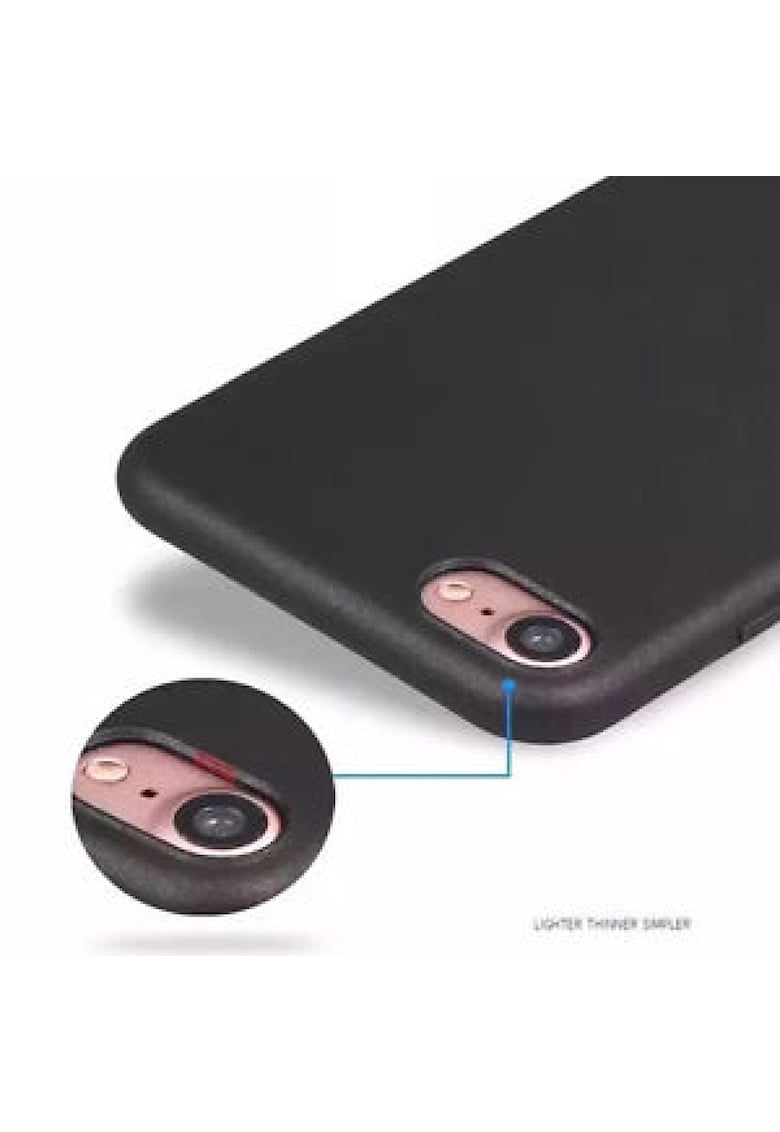 888113046-Husa compatibila cu Apple iPhone 7 X-LEVEL Guardian 3D Material Soft - model Super Slim - Neagra