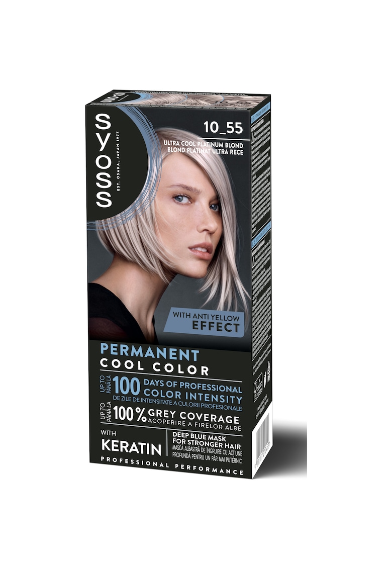 Vopsea de par permanenta Color Baseline 115 ml - Ultra Platinum Blond