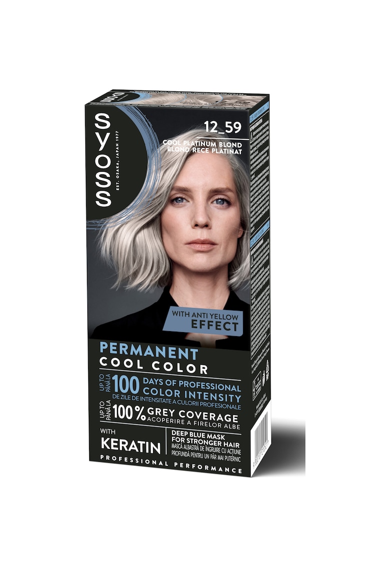 Vopsea de par permanenta Color Baseline 115 ml - Platinum Blond Rece