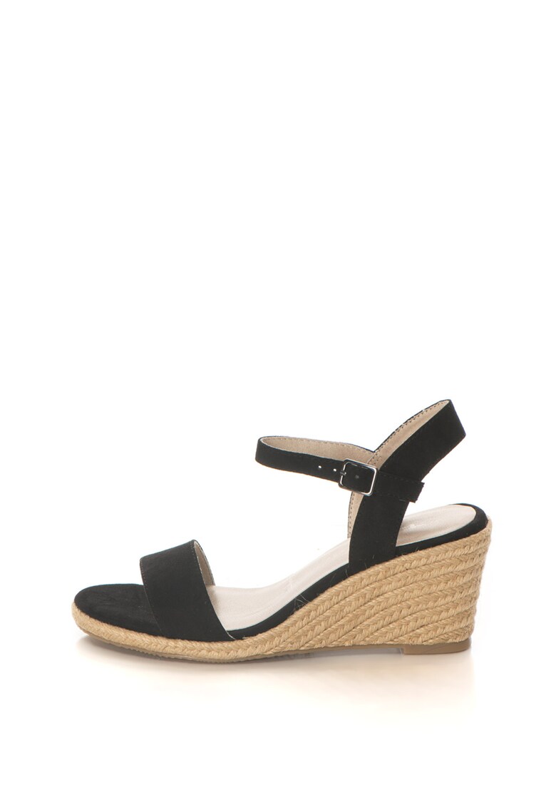 Sandale slingback cu talpa wedge