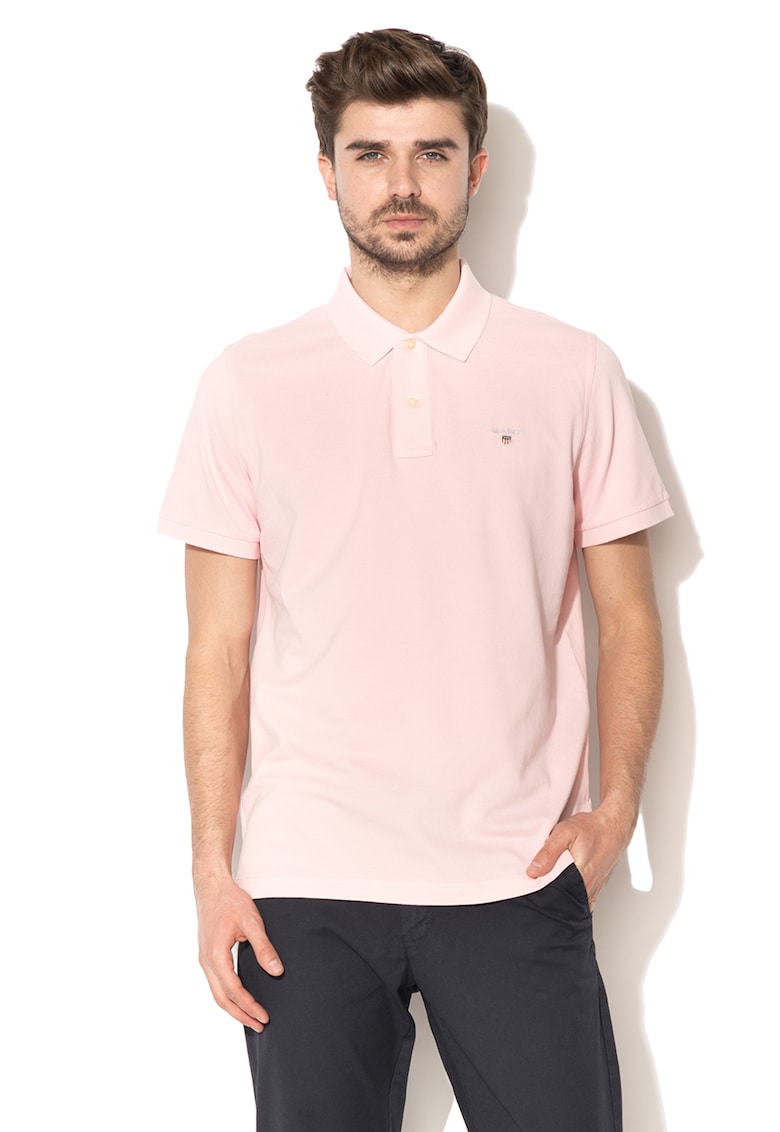 Tricou polo regular fit din material pique Original Regular