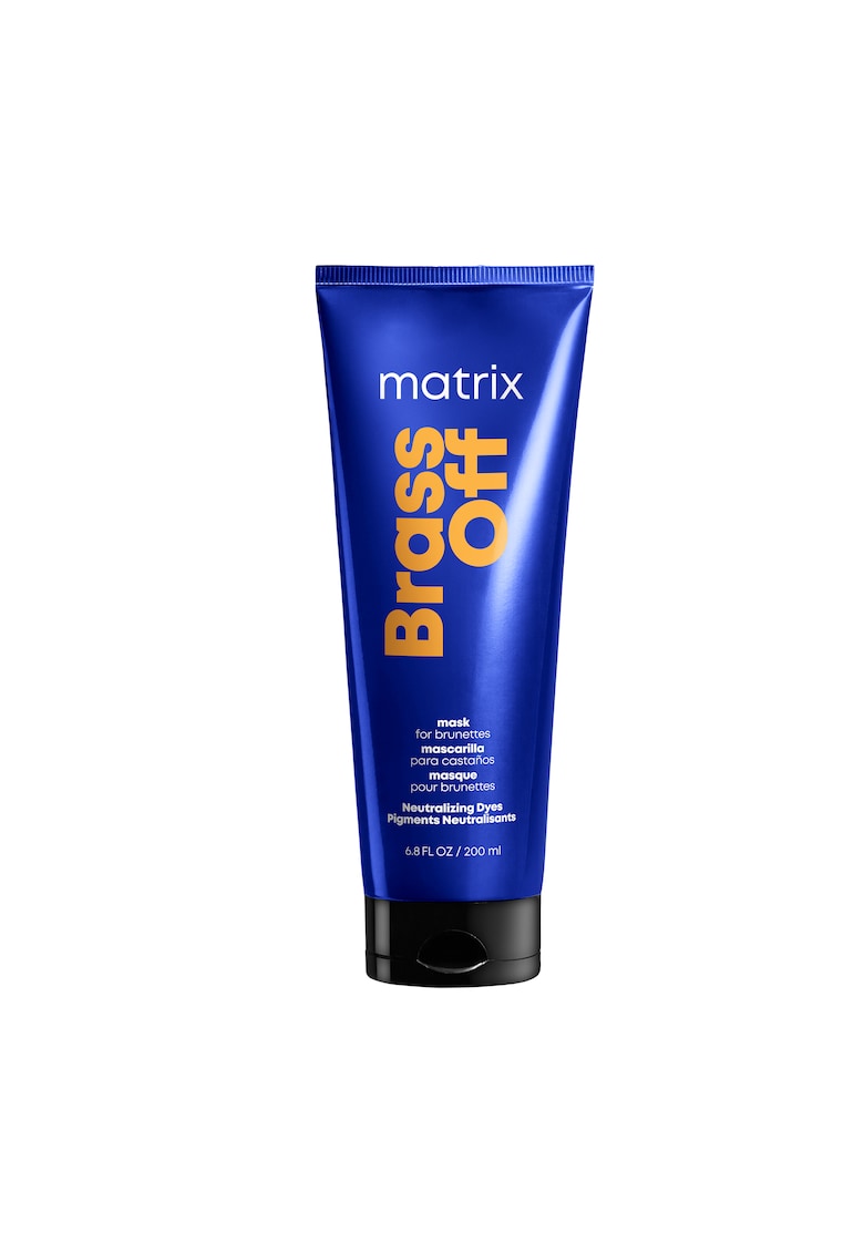 Masca de par  Total Results Brass Off pentru neutralizarea tonurilor de galben - 200 ml